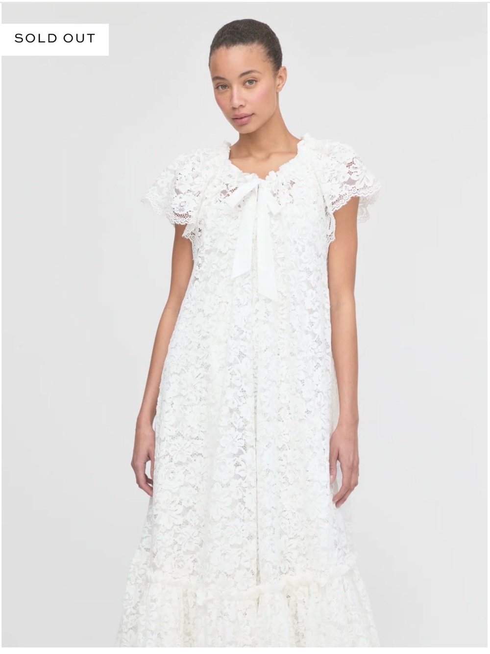 Hill House White Lace  Coco Duster